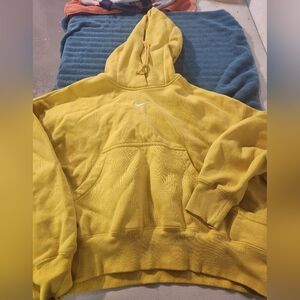 Nike oversized cropped hoodie